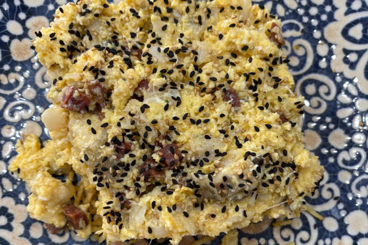 bacalao-revuelto bacalao revuelto en casa torcuato en granada