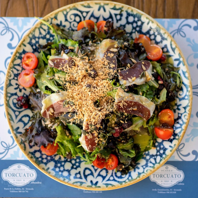 Ensalada tipica andaluza en casa torcuato