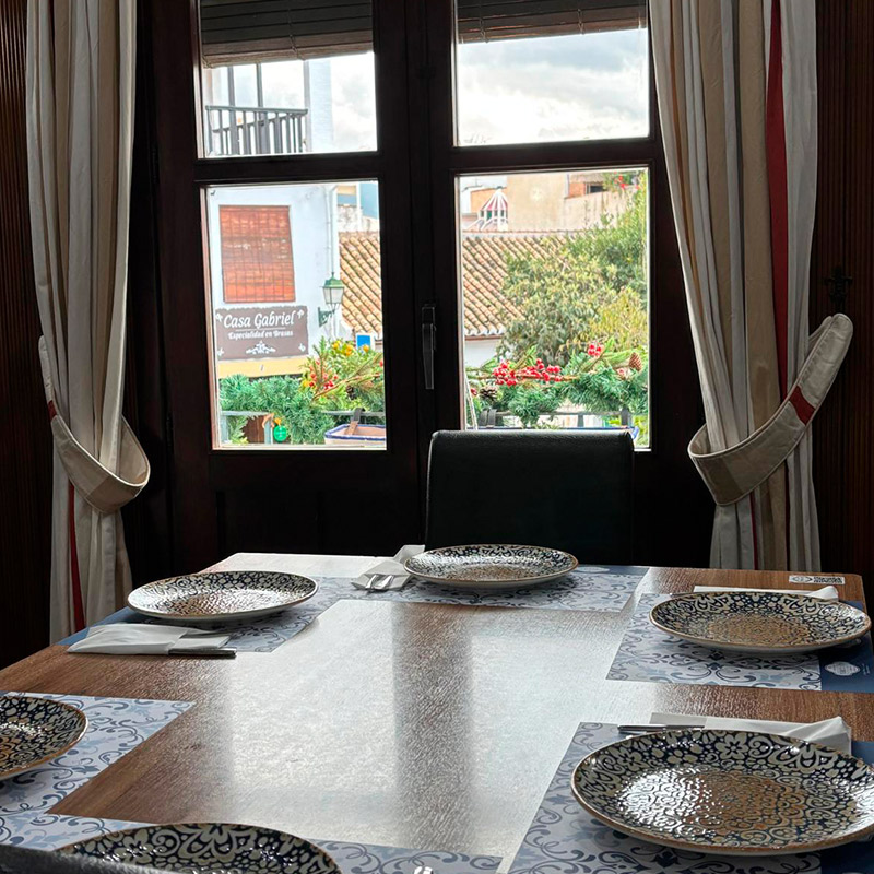 Detalle de decoración típica andaluza en Casa Torcuato